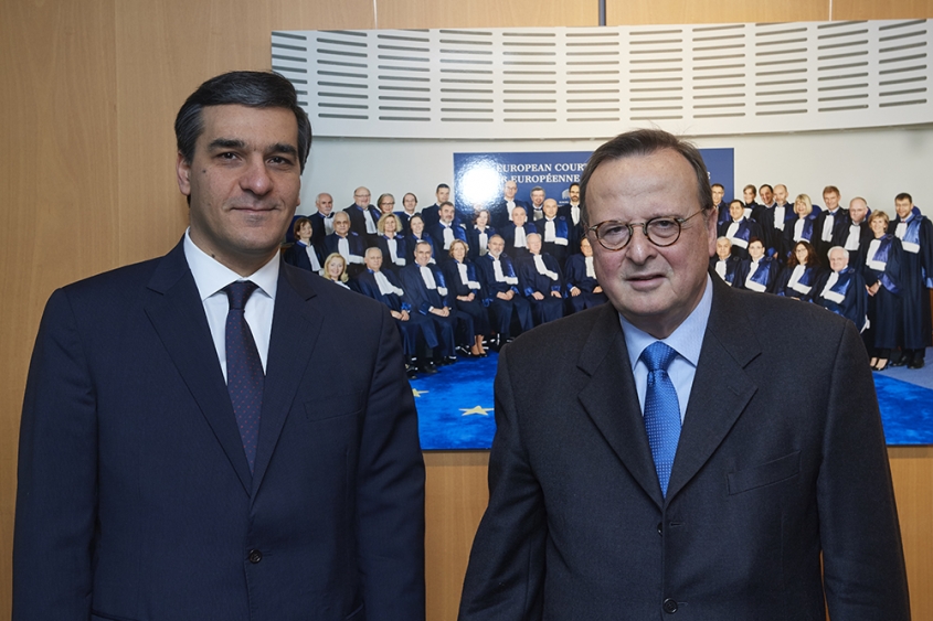 Arman Tatoyan met with the President of the European Court