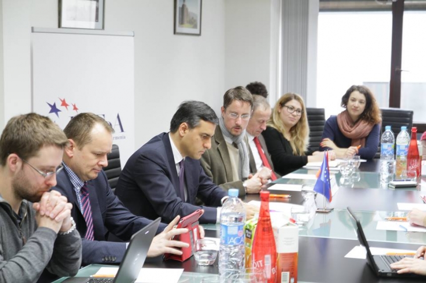 Arman Tatoyan had a special meeting with over 30 international human rights organizations in Brussels