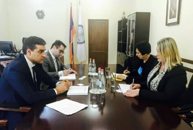 The Human Rights Defender had a business meeting with the Ambassador of the Republic of Finland