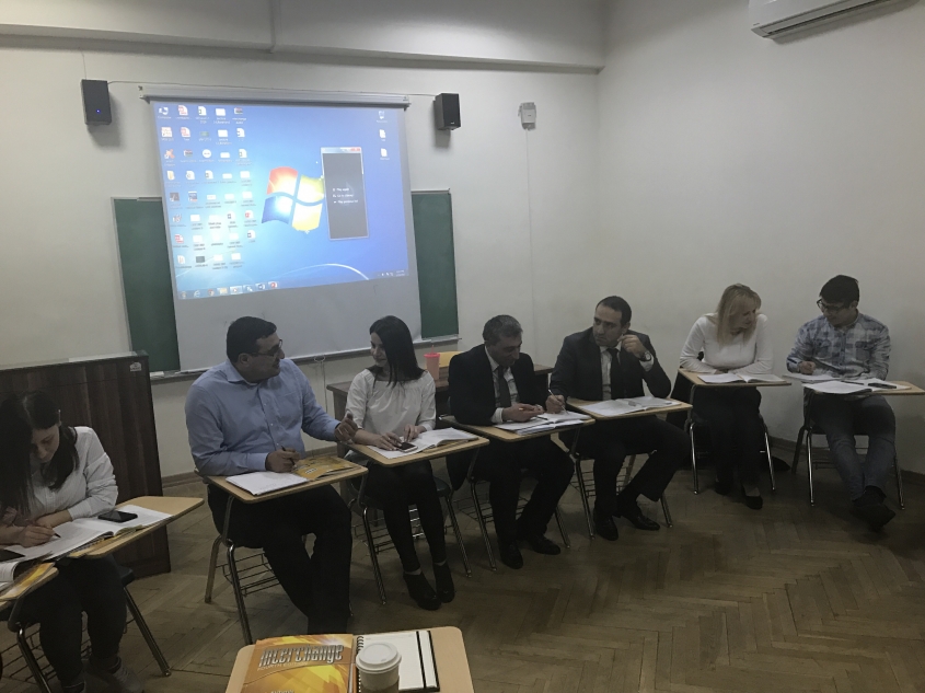 With the support of the AGBU English language courses were conducted for the Human Rights Defender’s Office members at the AUA