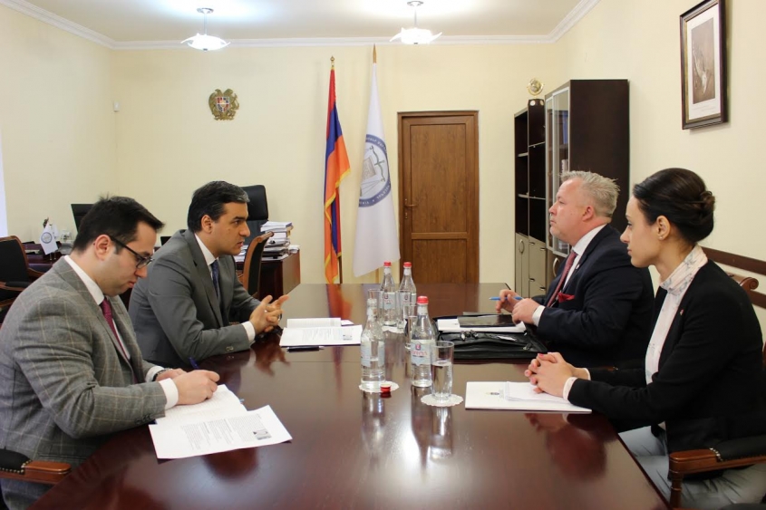 The Human Rights Defender received Vice-President of the Parliamentary Assembly of OSCE  