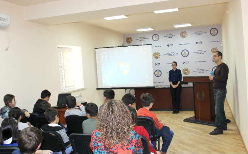 Pupils of “Ayb” School visited the Human Rights Defender’s Office