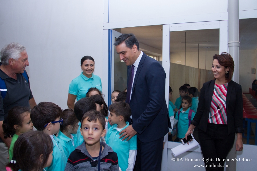 Guaranteeing children's rights requires diligent work. The Defender visited Mkhitar Sebastatsi Educational Complex