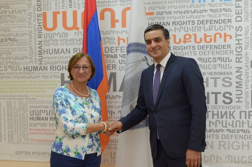 The Human Rights Defender and the Deputy Secretary General of the Council of Europe have emphasized the importance of the support for the implementation of the judicial reforms